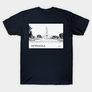 Nebraska State USA T-Shirt